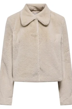 Chaqueta efecto pelo