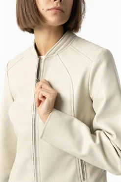 Chaqueta efecto piel