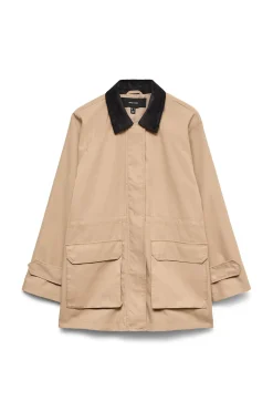 Chaqueta encerada y forro tartan