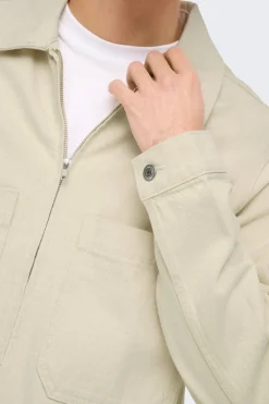 Chaqueta Harrington denim