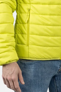 Chaqueta Ligera de Fibra con Capucha