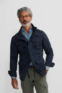 Chaqueta militar parches dye