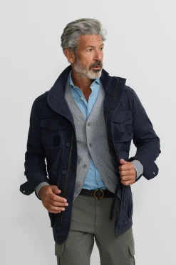 Chaqueta militar parches dye