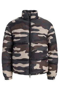 Chaqueta puffer camuflaje