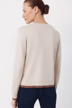 Chaqueta punto contraste