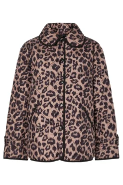 Chaqueta quilted animal print