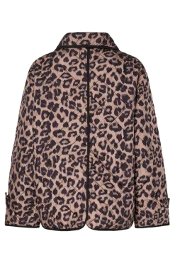 Chaqueta quilted animal print