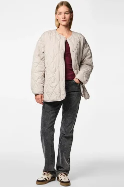 Chaqueta quilted botones