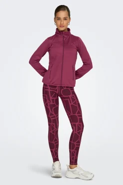 Chaqueta t&eacute;cnica cuello alto con cremallera