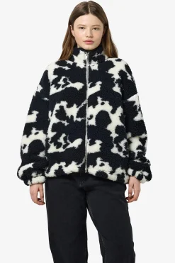 Chaqueta teddy cuadros