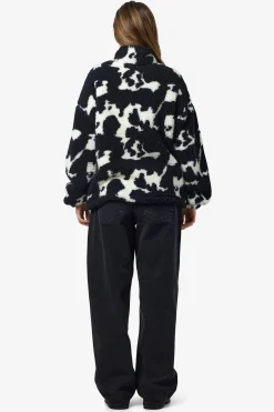 Chaqueta teddy cuadros