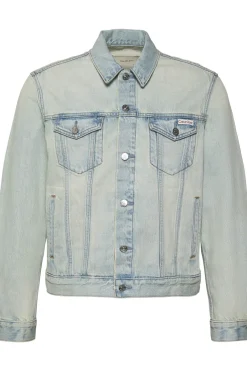 Chaqueta vaquera con logo