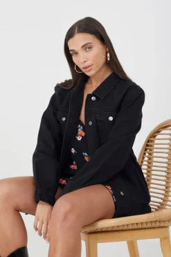 Chaqueta vaquera oversized