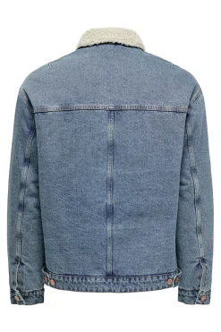 Chaqueta vaquera teddy