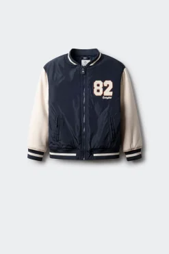 Chaqueta varsity beisbolera ni&ntilde;o