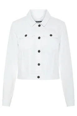Chaqueta white denim