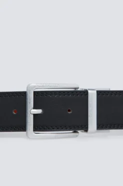 Cintur&oacute;n efecto piel reversible