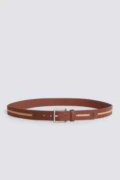 Cintur&oacute;n efecto piel motivos &eacute;tnicos