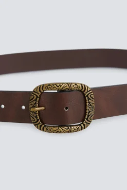 Cintur&oacute;n hebilla ovalada