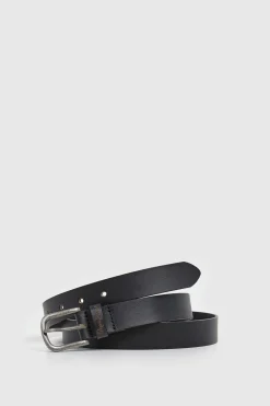 Cinturón piel hebilla