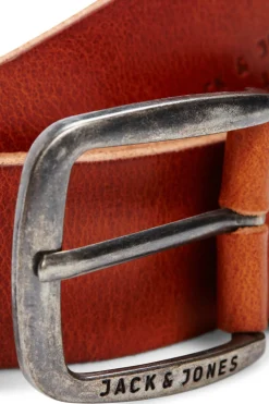 Cintur&oacute;n piel hebilla met&aacute;lica