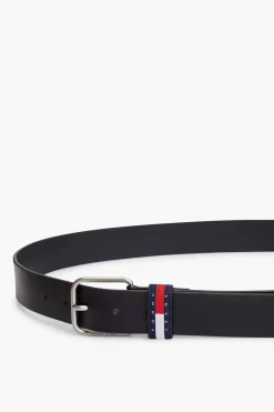 Cinturón Tommy Jeans azul marino con hebilla metálica