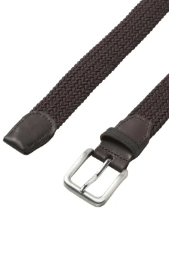 Cintur&oacute;n trenzado hebilla pin