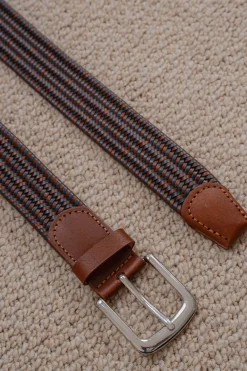 Cintur&oacute;n trenzado multicolor