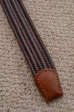 Cintur&oacute;n trenzado multicolor