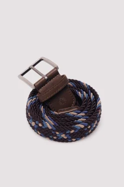 Cintur&oacute;n trenzado multicolor