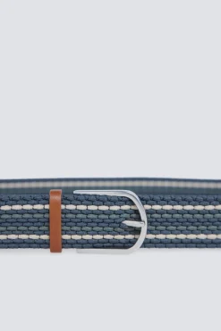 Cintur&oacute;n trenzado rayas