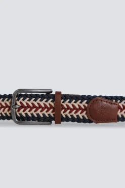 Cintur&oacute;n trezado tricolor