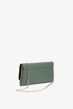 Clutch con textura de trama