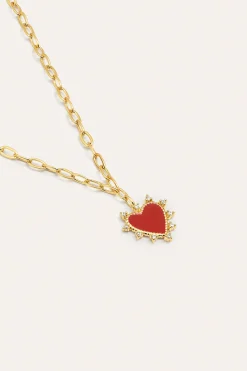 Collar Amour Baño Oro