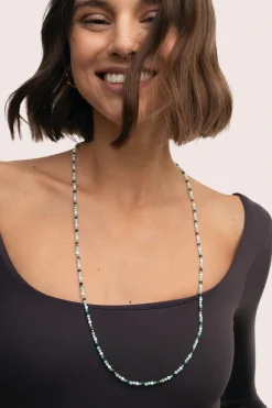 Collar Long Altea Ice Acero Ba&ntilde;o Oro