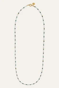 Collar Long Altea Ice Acero Ba&ntilde;o Oro