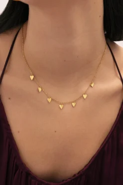 Collar Passion Acero Baño Oro