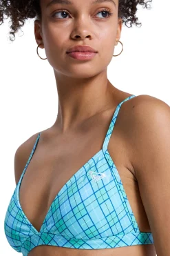 Conjunto bikini triangular cuadros