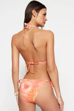 Conjunto de bikini triangular tie-dye
