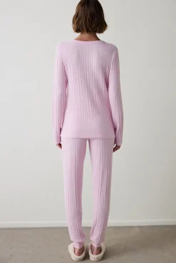 Conjunto de pantal&oacute;n rosa Cozy Time