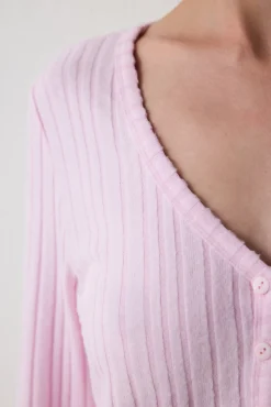 Conjunto de pantal&oacute;n rosa Cozy Time