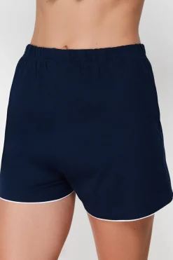 Conjunto de pijama camisero corto