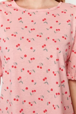 Conjunto de pijama corto cerezas