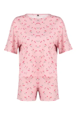 Conjunto de pijama corto cerezas