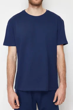 Conjunto de pijama corto liso