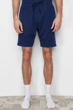 Conjunto de pijama corto liso