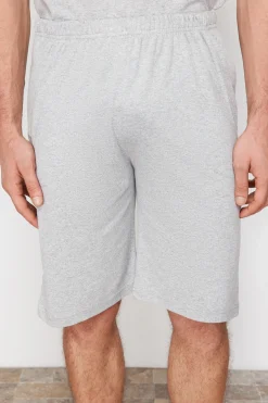 Conjunto de pijama corto liso