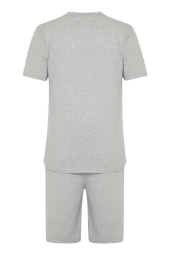 Conjunto de pijama corto liso