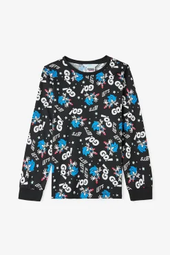 Conjunto de pijama de manga larga Sonic para ni&ntilde;o