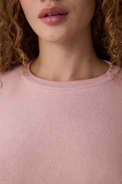 Conjunto de pijama de manga larga con cuello redondo